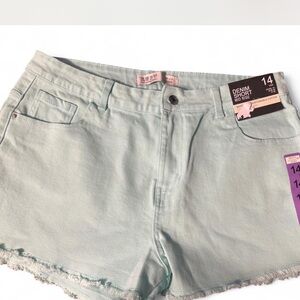 Primark Mint Green Jean Shorts